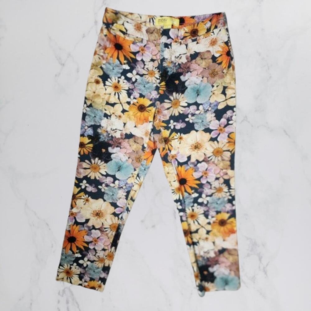 Anthropologie Moxy Collective for Maeve Floral Pant Size 4